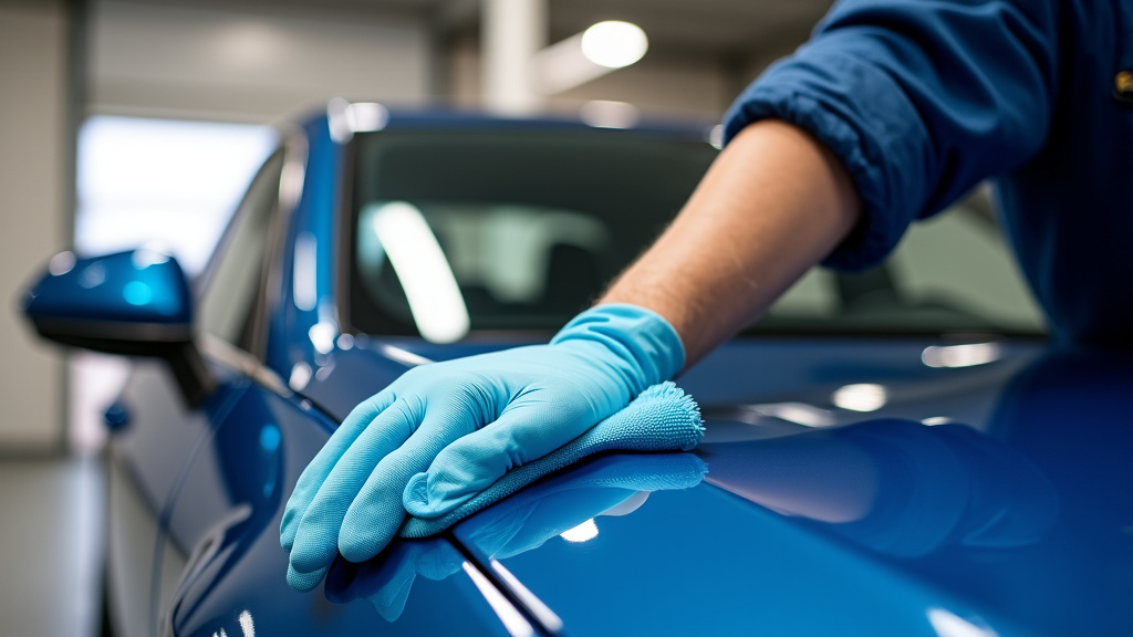 Un épaviste professionnel en train de préparer une voiture pour l