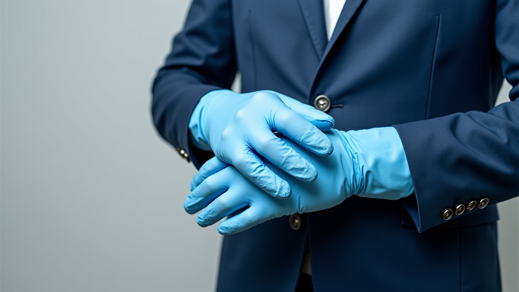 Un épaviste professionnel, équipé de gants et d