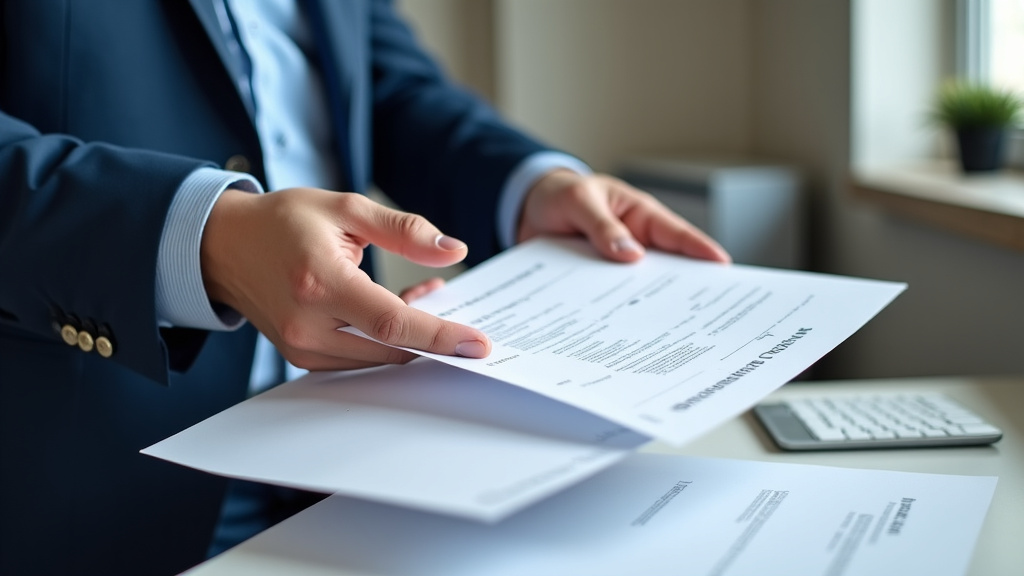 Un épaviste professionnel remettant les documents de destruction à un client à Beuvry-la-Forêt, soulignant la légalité et la simplicité du service d