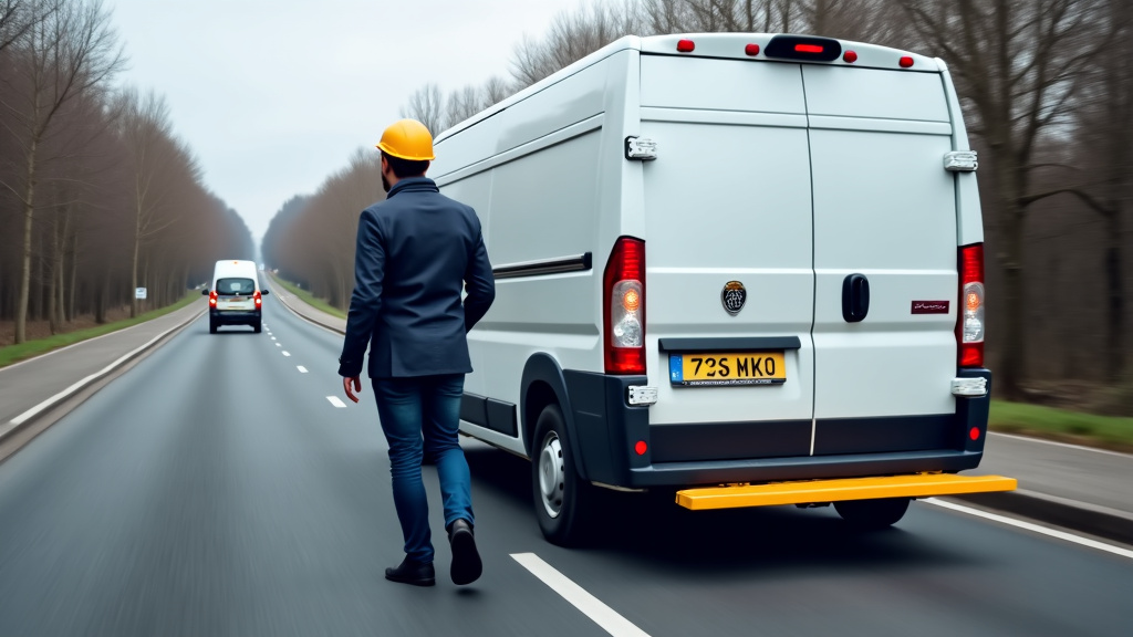 Un épaviste professionnel utilisant une dépanneuse pour remorquer un véhicule hors d