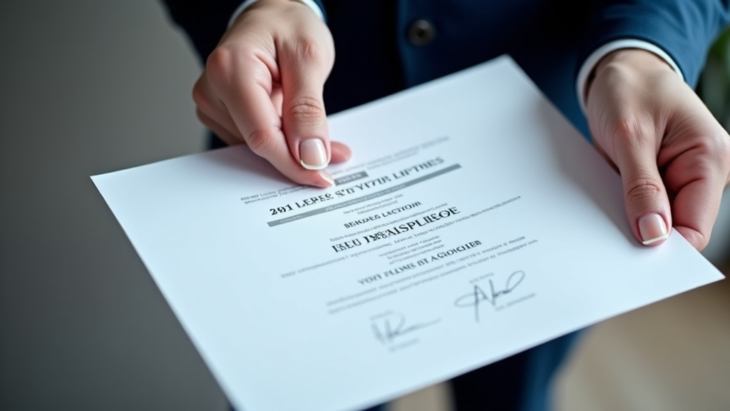 Un épaviste remet un certificat de destruction à un client, symbolisant la fin légale de vie d