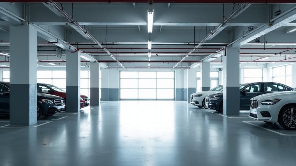 Véhicules stationnés dans un garage sécurisé pour évacuation ou recyclage par Epaviste Nord.