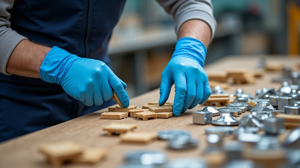Un professionnel épaviste travaillant dans un centre de recyclage, séparant les pièces d