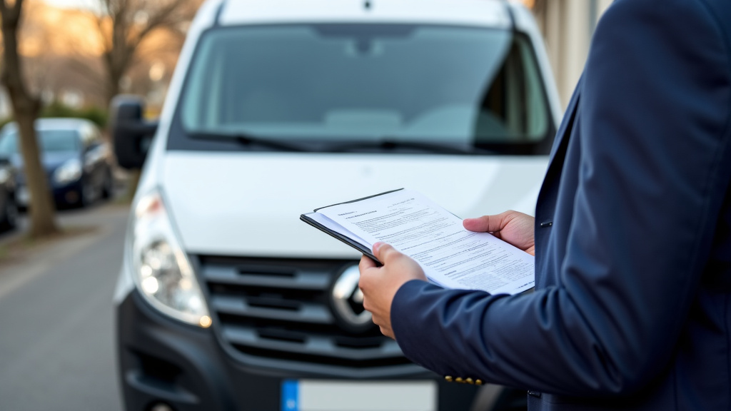 Un propriétaire de véhicule remettant les documents administratifs à un épaviste professionnel devant son épave à Allennes-les-Marais, symbolisant la simplicité des démarches.