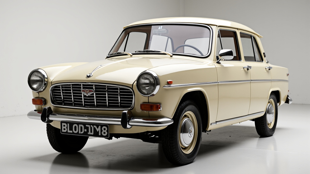 Un véhicule ancien et rouillé, visiblement hors d