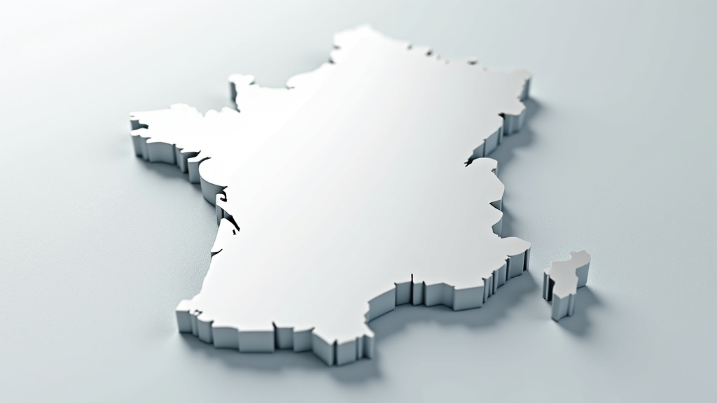 Une carte stylisée de la région de l