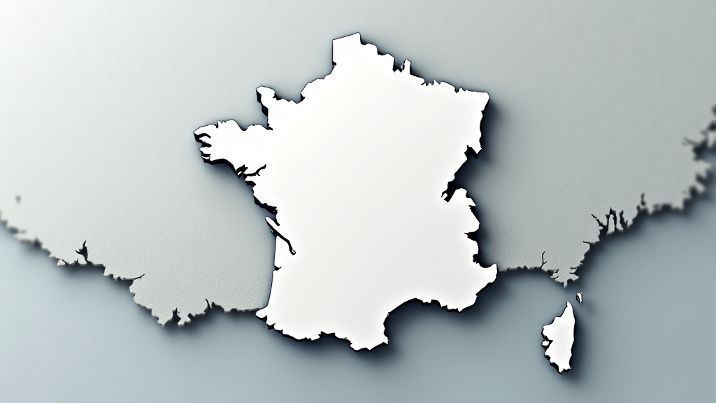 Une carte stylisée de la région de l