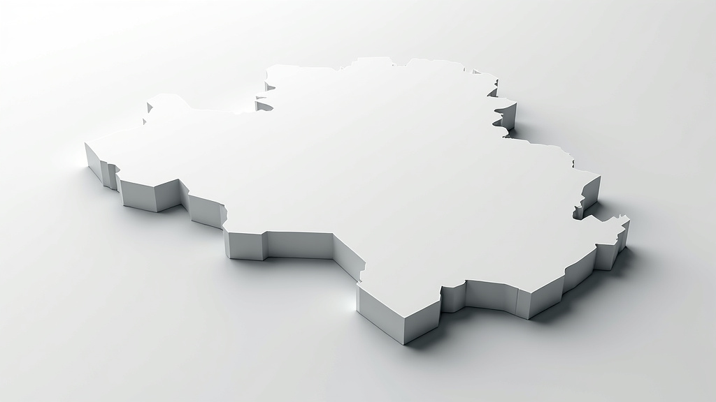 Une carte stylisée de la région Nord de l