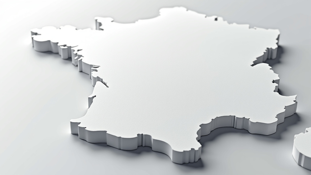 Une carte stylisée de la région Nord de la France, mettant en évidence la zone d