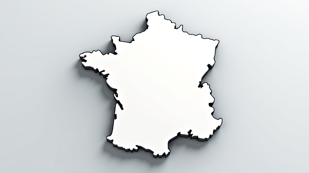 Une carte stylisée des départements du Nord et de l