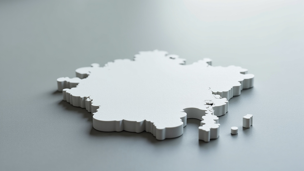 Une carte stylisée du département de l