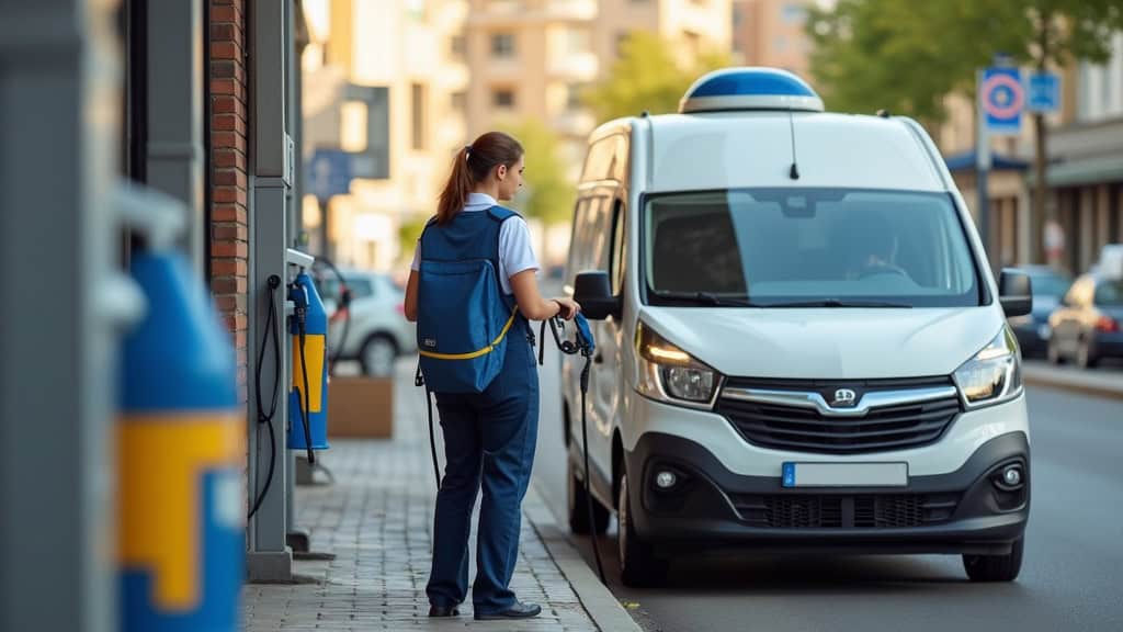 Une dépanneuse épaviste en train de charger un véhicule hors d