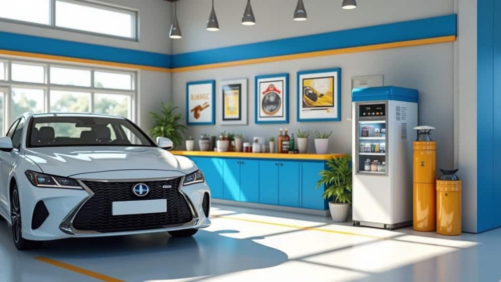 Une dépanneuse moderne retire gratuitement une épave de voiture d