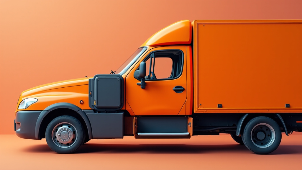 Une dépanneuse orange en train de charger une voiture épave sur le bord d