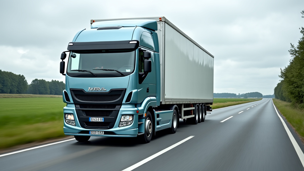 Une dépanneuse professionnelle transporte une épave de voiture sur une route de campagne dans la région du Nord, illustrant l