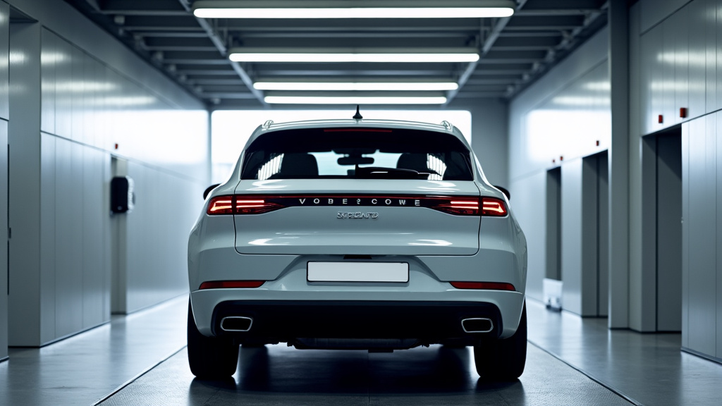 Une épave de voiture grise en cours de chargement sur le plateau d