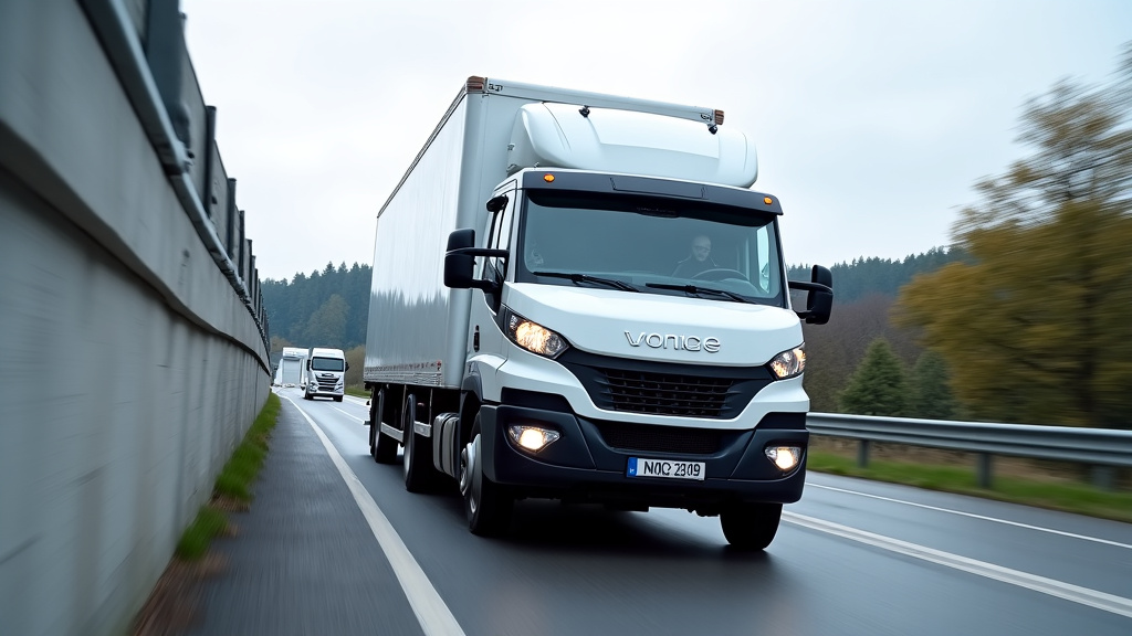 Une épave de voiture grise est remorquée par un camion épaviste professionnel sur une route dégagée, soulignant la sécurité et l