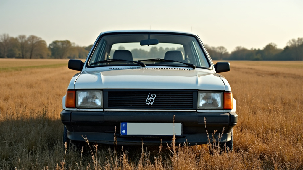 Une épave de voiture rouillée et abandonnée dans un champ, symbolisant le problème des véhicules hors d