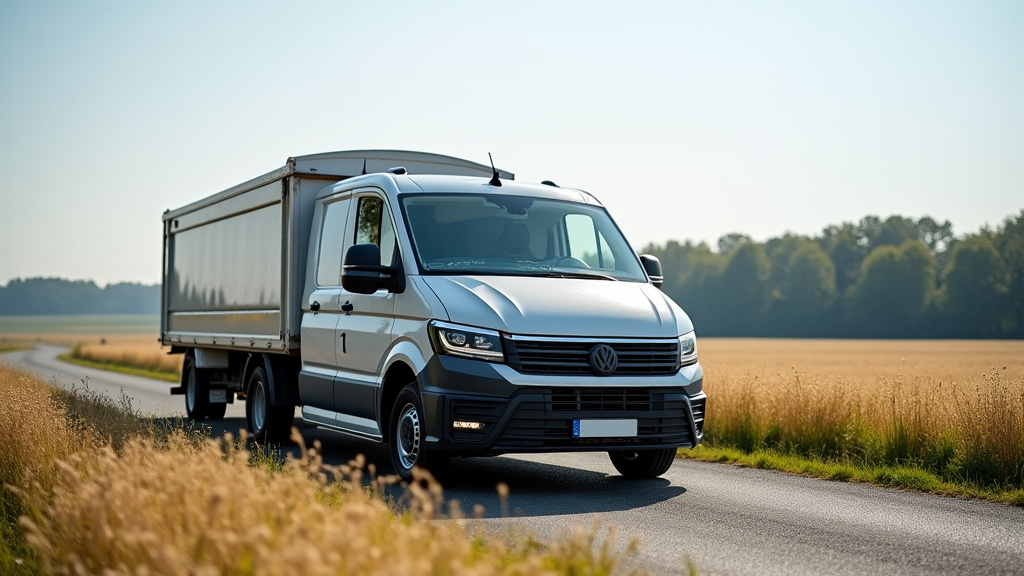 Une épave de voiture rouillée et endommagée est chargée sur une dépanneuse par un épaviste agréé, dans un paysage de campagne près de Landricourt (02380).