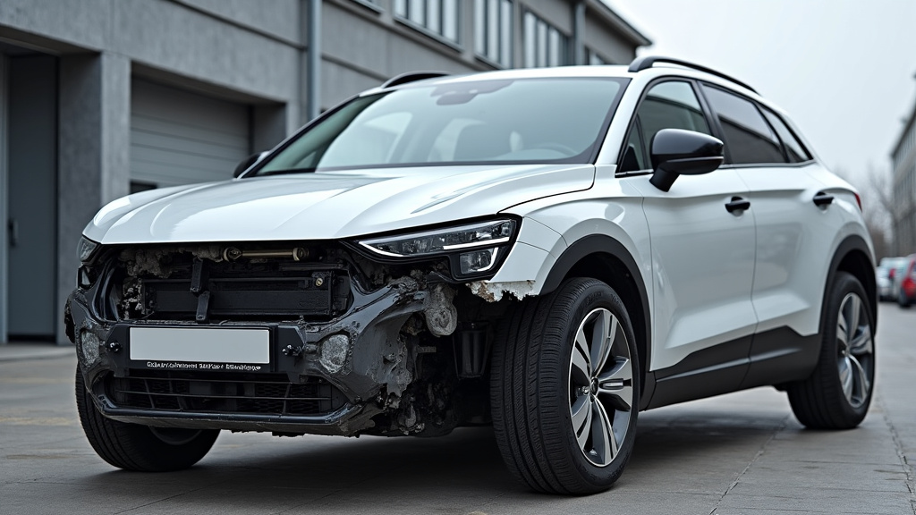 Une grue de recyclage saisissant une carcasse de véhicule hors d