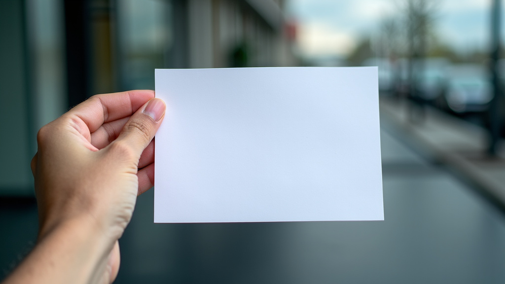 Une main humaine tenant un certificat officiel de destruction de véhicule hors d