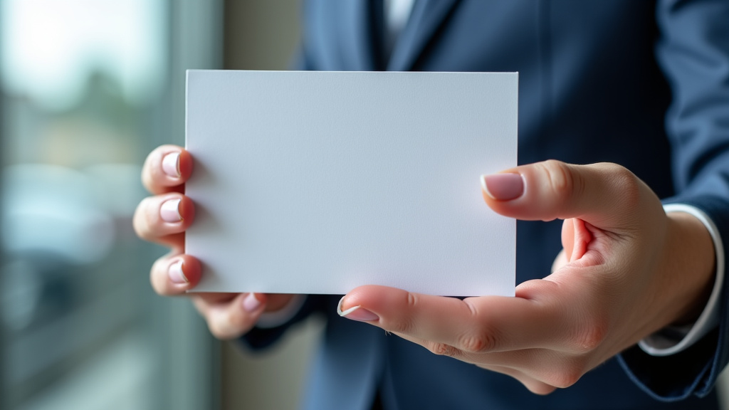 Une main tenant une carte grise de véhicule au-dessus d