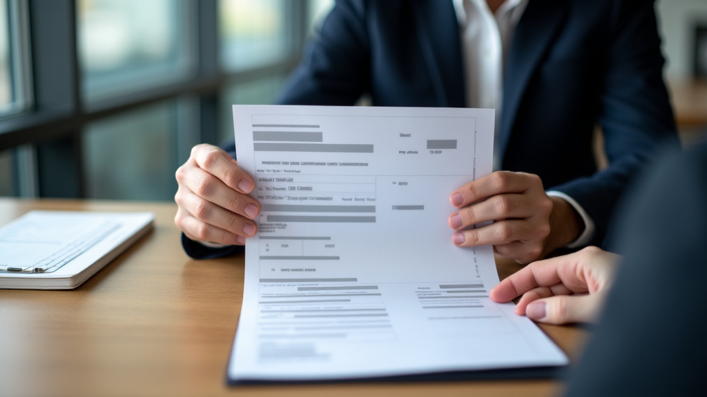 Une personne remet des documents officiels, tels que la carte grise barrée et le certificat de cession, à un épaviste professionnel lors de l