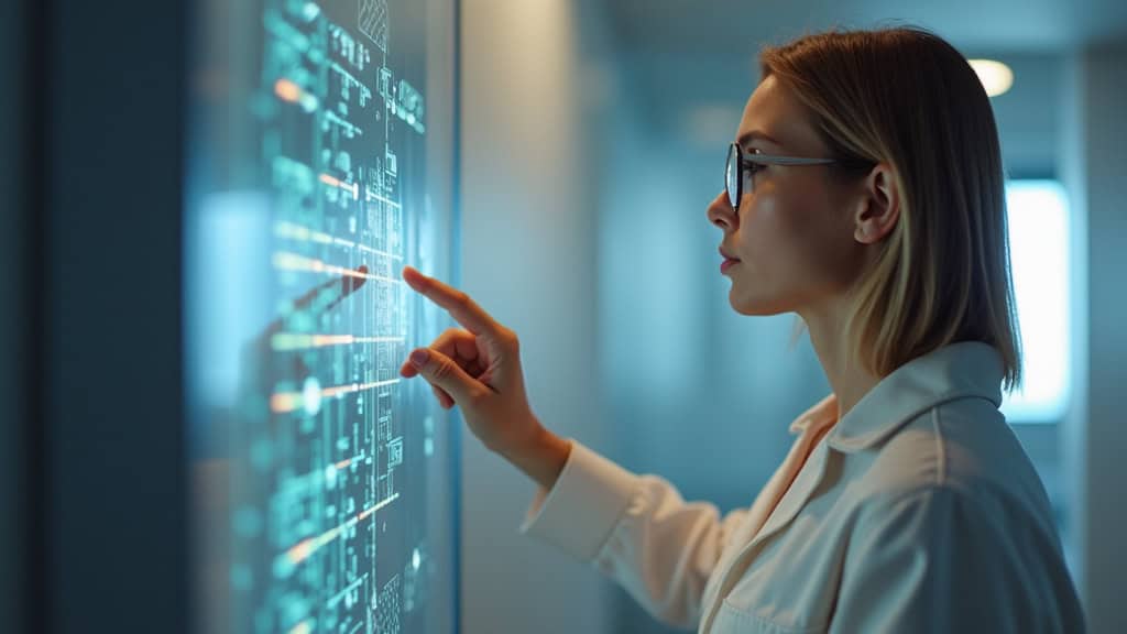 Une personne utilisant un comparateur d