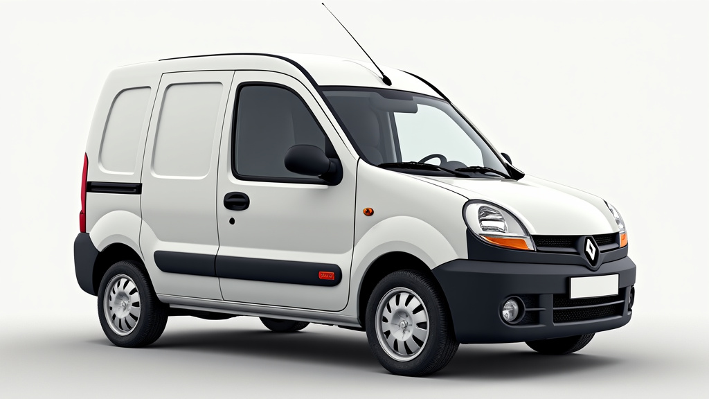 Une petite camionnette d