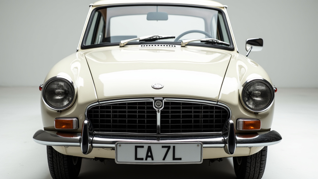 Une vieille voiture en état d