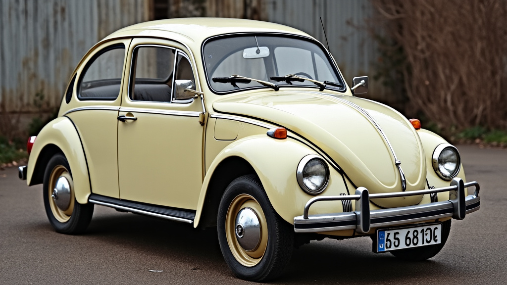 Une vieille voiture rouillée abandonnée au milieu d