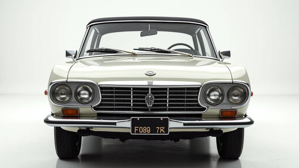 Une voiture ancienne est retirée d