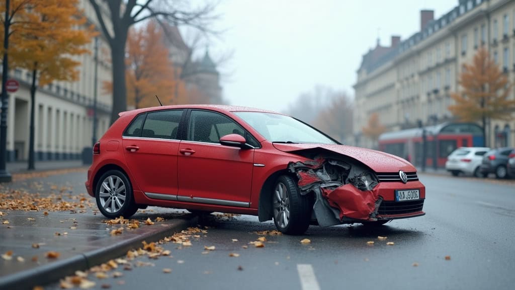 Réparation épave Volkswagen endommagée accident.