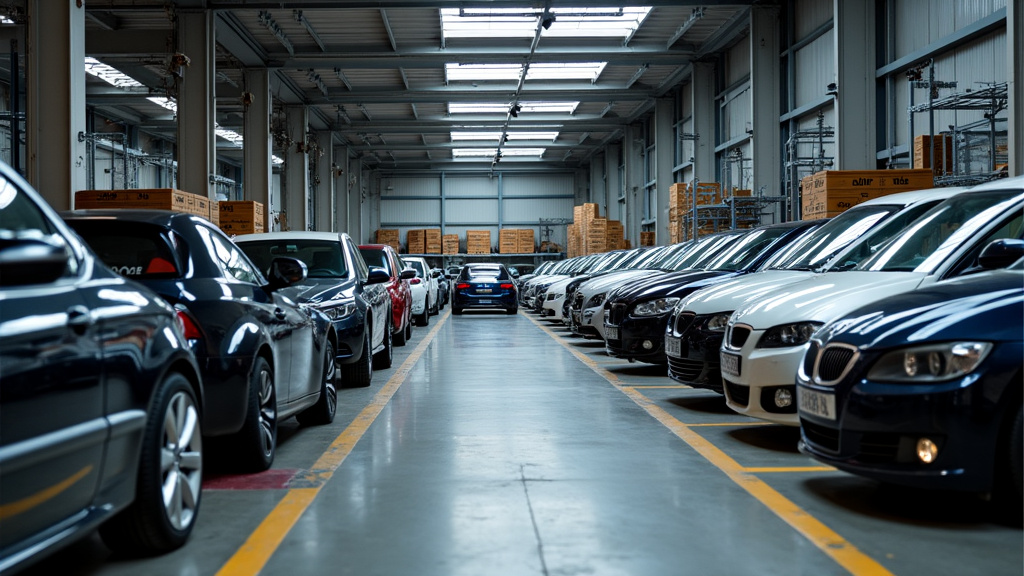 Vue rapprochée de diverses pièces de voiture et de métaux destinés au recyclage dans un centre VHU agréé.