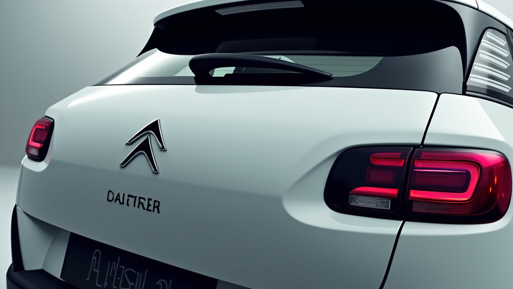 Détail de la carrosserie de la Citroën C4 Cactus, montrant les Airbumps et la silhouette distinctive
