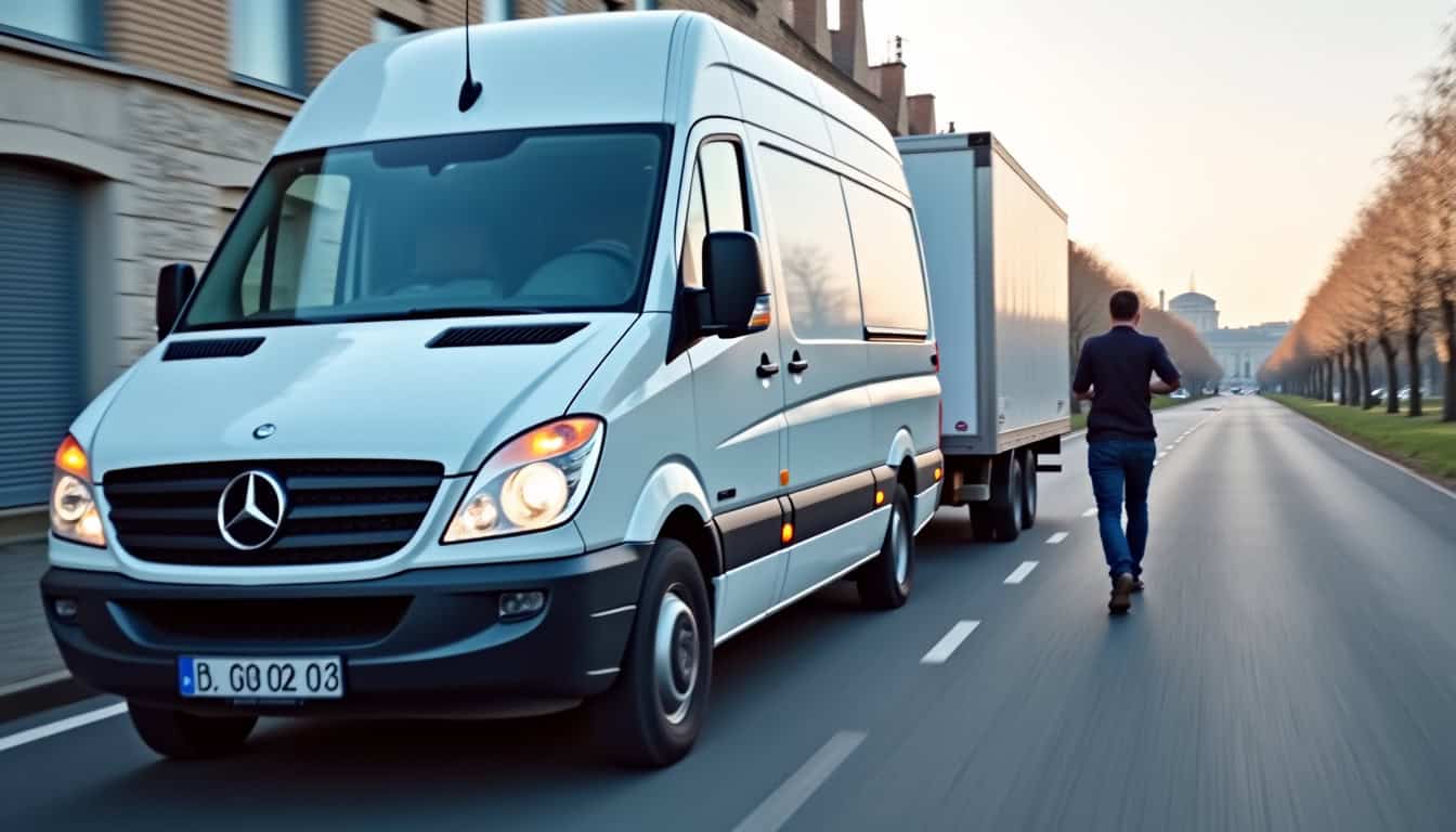 Un épaviste utilisant une remorque pour enlever un véhicule hors d