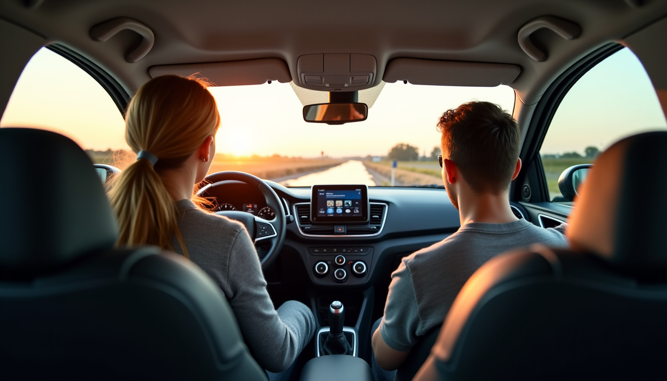 Intérieur du Renault Captur montrant l