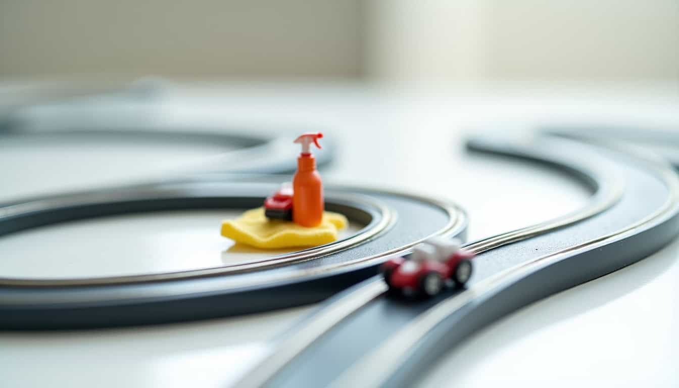 Nettoyage des rails d