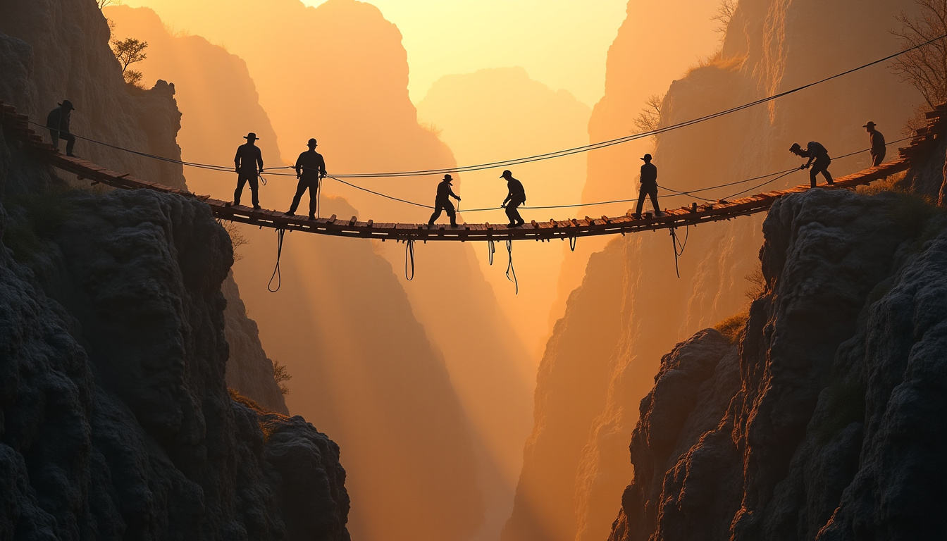 Reconstitution historique de la construction du Pont de l