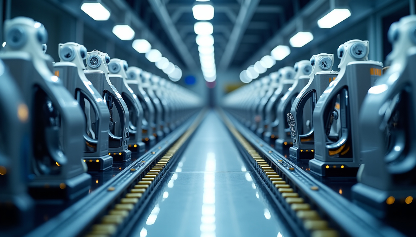 Usine de Cléon en 2026, production de moteurs électriques sur chaîne automatisée