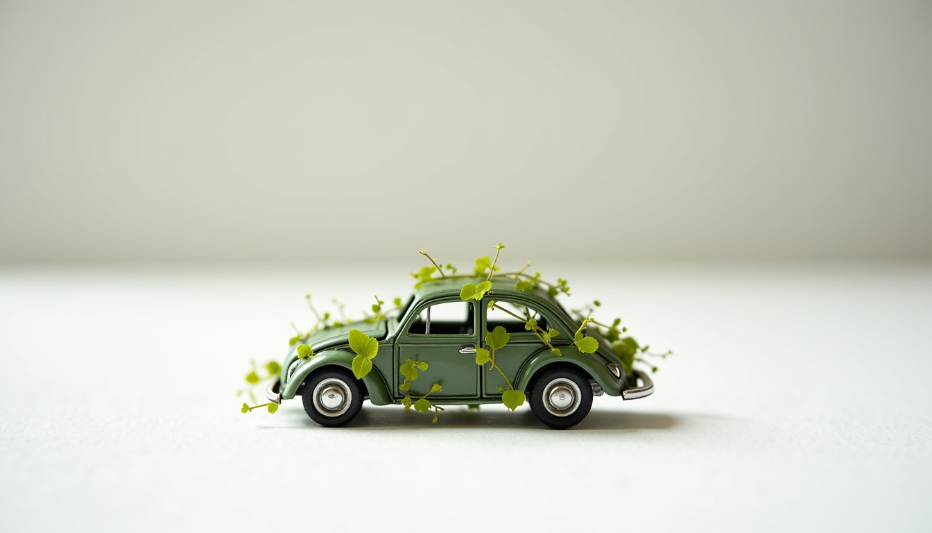 Vue d'ensemble d'une installation de recyclage de voitures, avec des machines séparant les métaux, symbolisant l'impact écologique positif de l'enlèvement d'épaves.