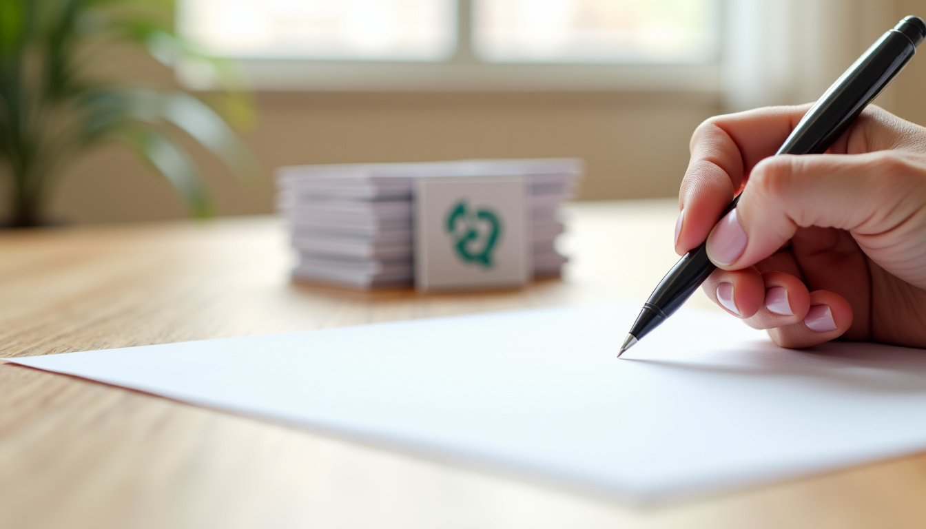 Une main tenant un stylo, prête à signer des documents relatifs à l'enlèvement d'une épave, avec une carte grise et un certificat de non-gage visibles sur la table.