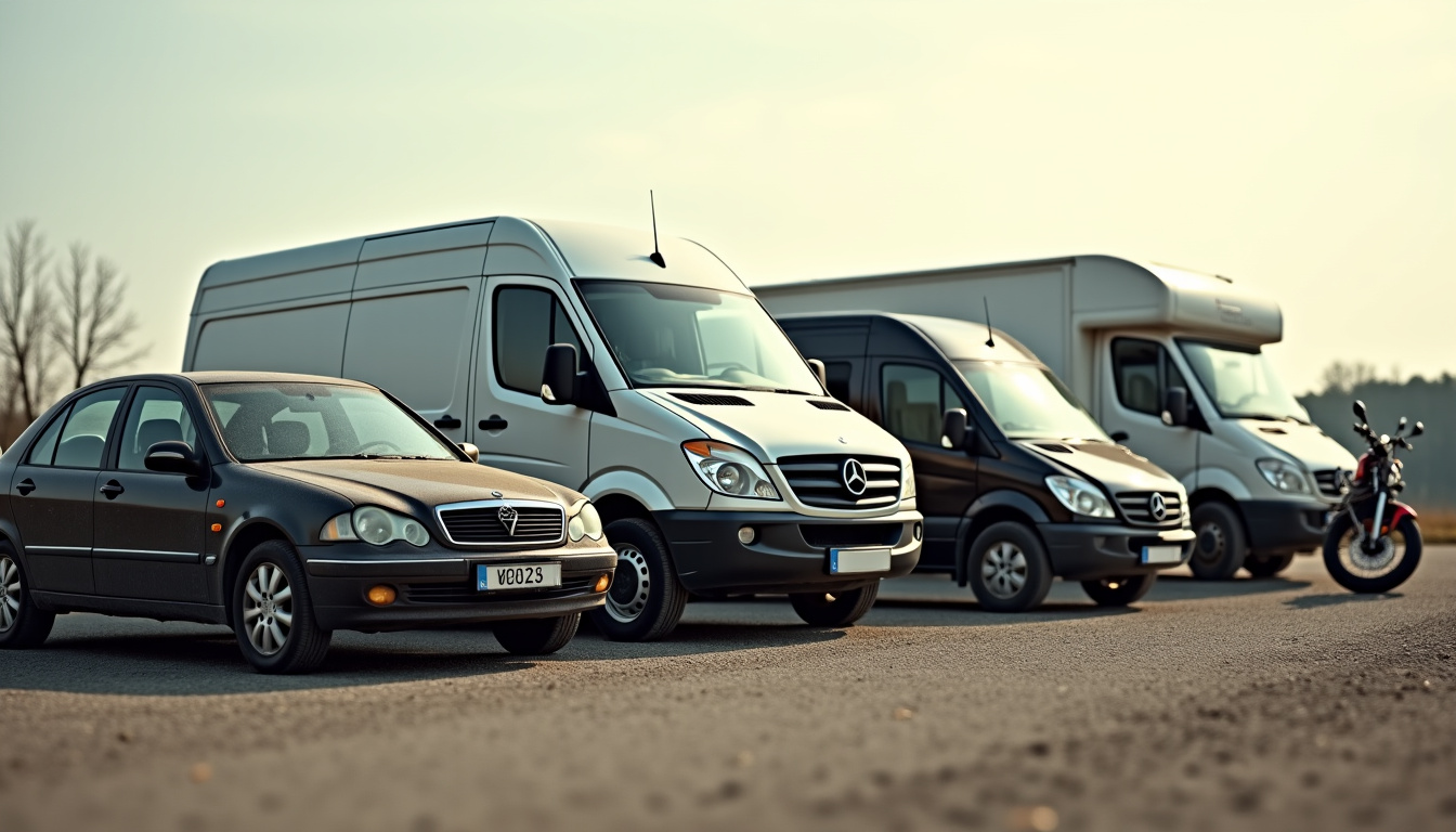 Différents types de véhicules acceptés par l’épaviste à Chauny: voiture, utilitaire, moto, caravane