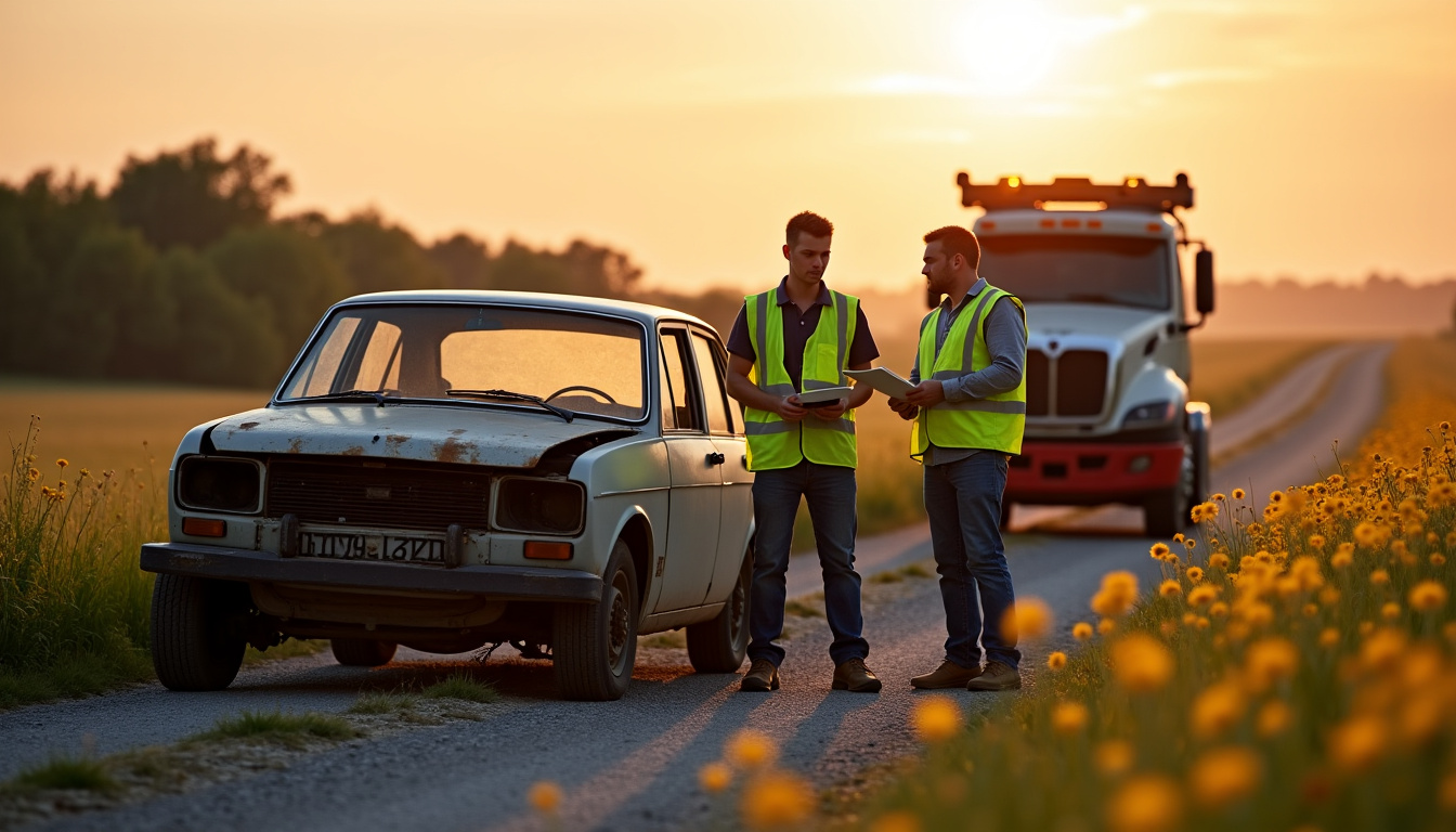 Infographie illustrant les étapes d’enlèvement d’une épave à Savy (02590)