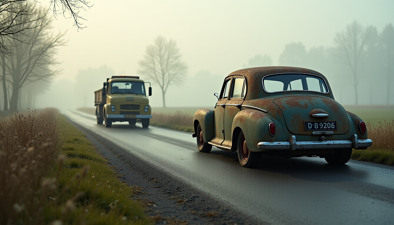 Intervention d’un épaviste à Eth (59144) pour l’enlèvement d’un véhicule hors d’usage