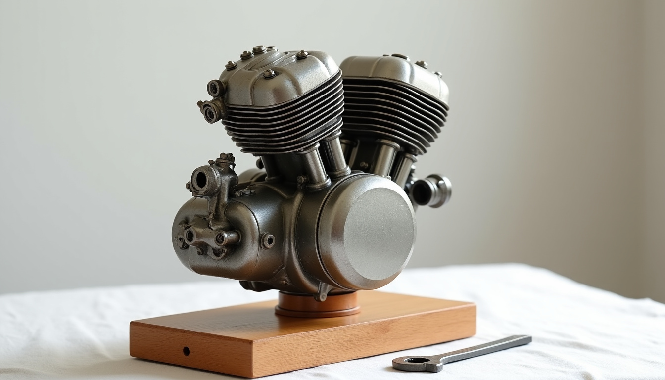 Moteur bicylindre à plat de la Citroën Ami 8, héritier direct de celui de la 2CV