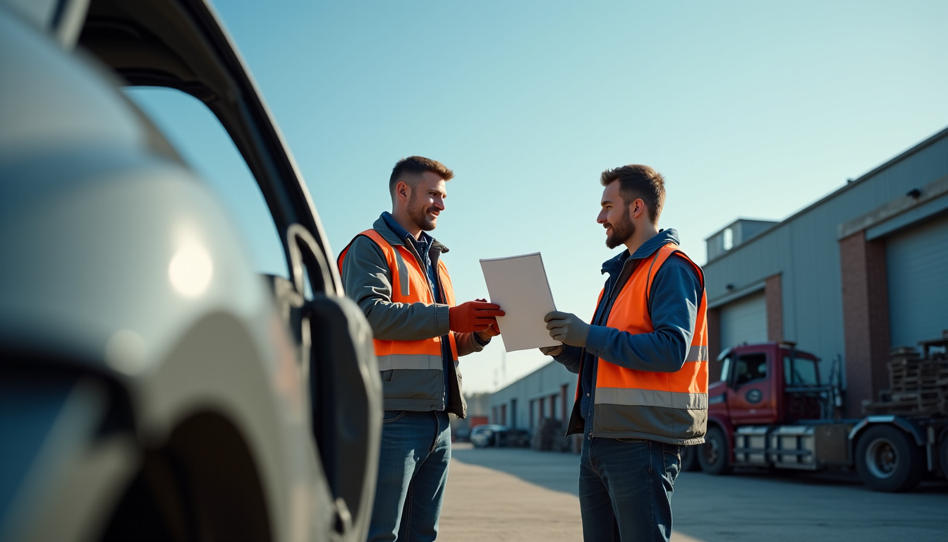 Remise du certificat de destruction à un particulier par un épaviste à Foreste