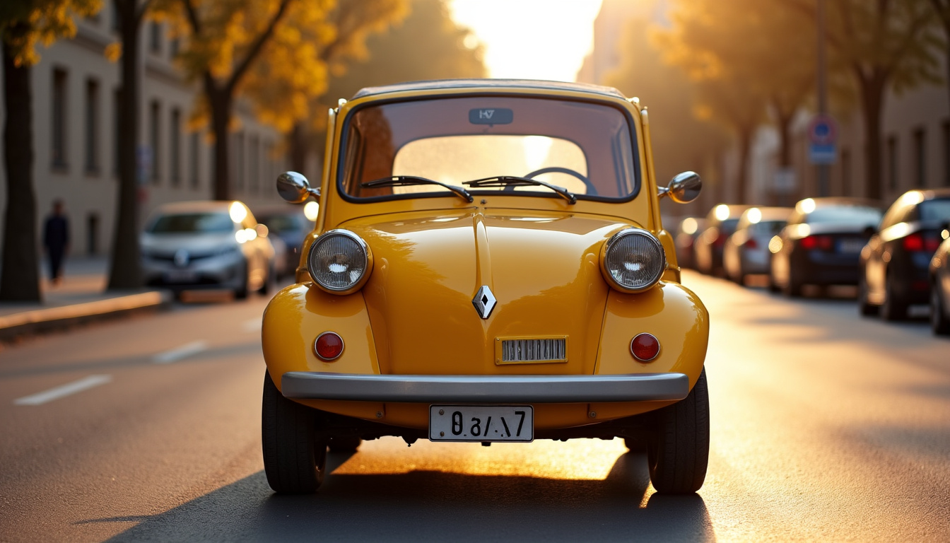 Renault Twingo 1 en phase 1, vue de face montrant son design emblématique