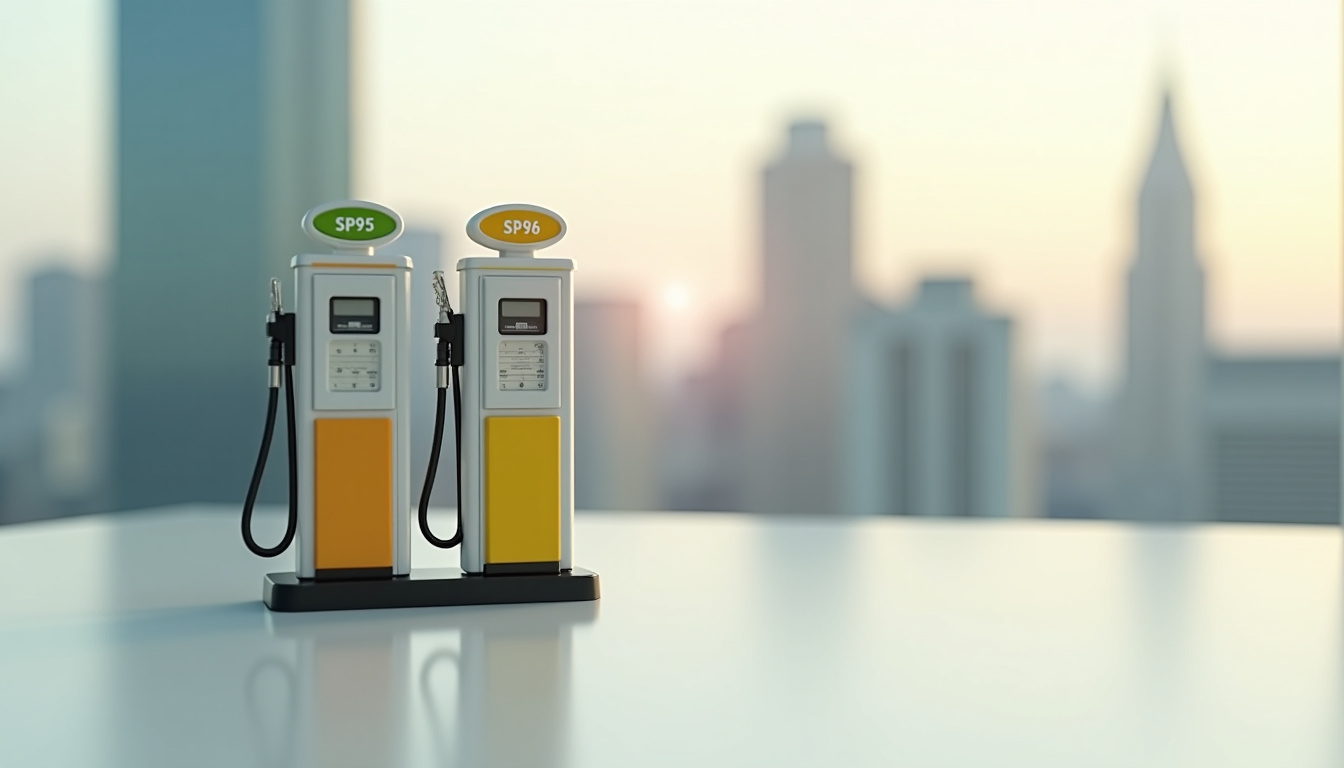 Tableau comparatif entre SP95 et SP98 montrant prix, performance, consommation et compatibilité