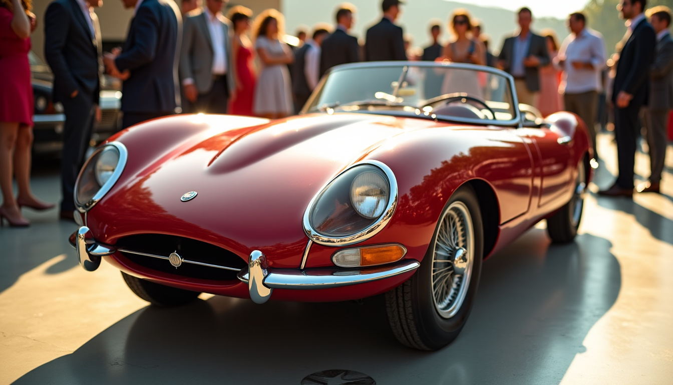 Voiture des années 60 exposée lors d